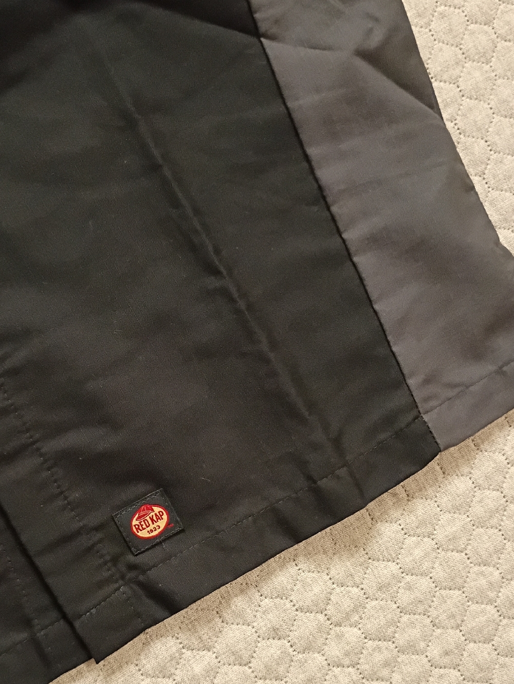 RedKap Work Shirt Men's Large Short Sleeve Black Gray "Audio Monkey" New w/Tags - Picture 7 of 10